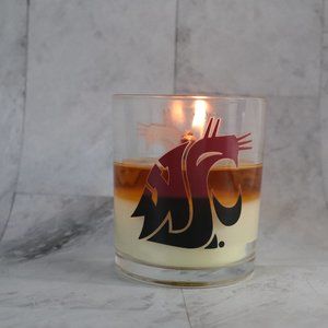 Color Changing! WSU Cougars NCAA ThermoH Logo Candle - Sunkiss Unlimited